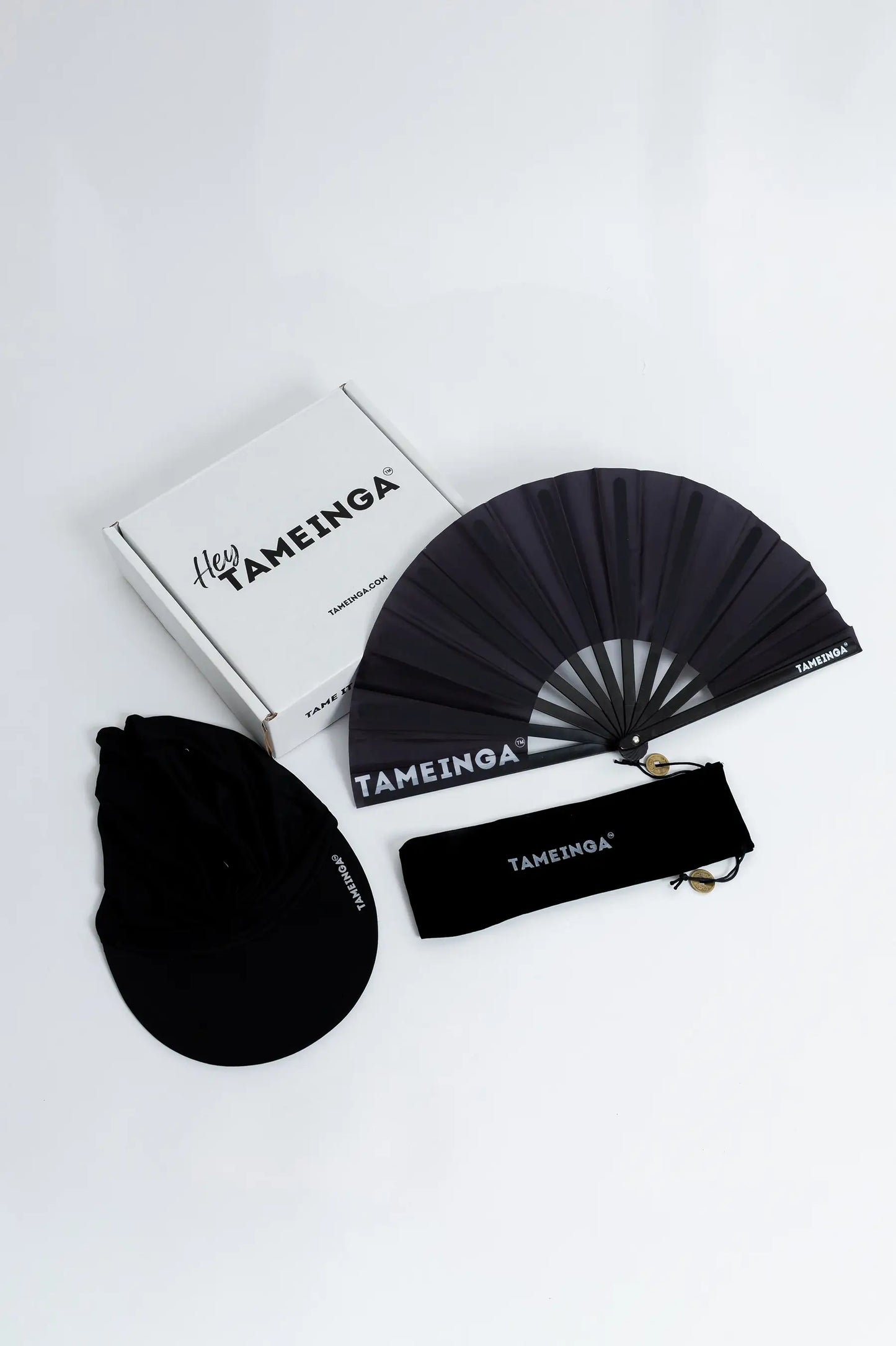 The Ultimate TAMEINGA™ FANifesting Bundle: 2 Hats & 2 Fans